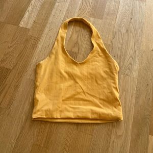Klassy Network Yellow Halter Top - Size Small *New Condition*